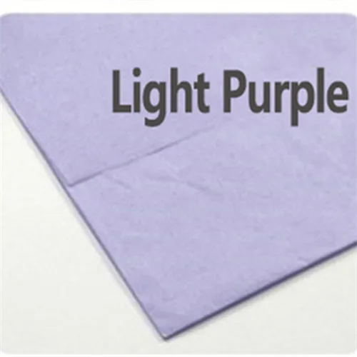 Light purple 20 листов 50*66 см тканевая бумага цветок одежда рубашка обувь подарочная упаковка крафт бумага рулон домашний декор, винная оберточная бумага s - Цвет: Light purple