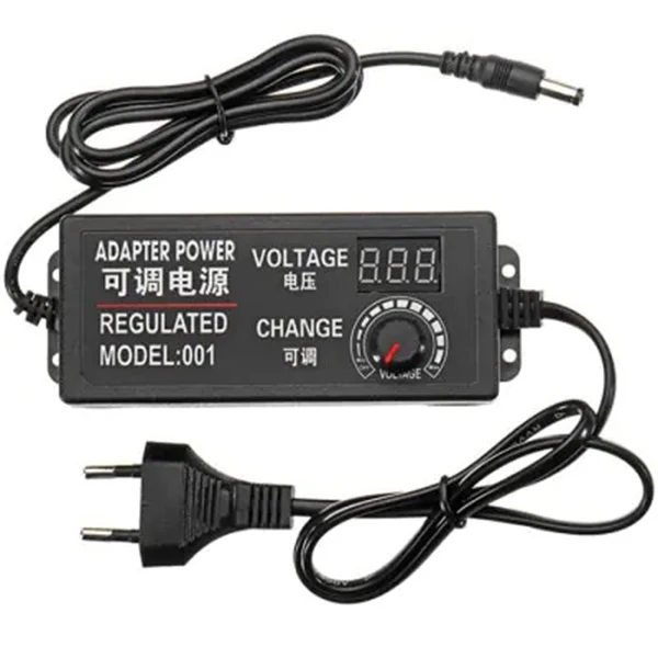 Регулируемый AC в DC 9 V-24 V 3A 72W Универсальный Регулируемый адаптер питания дисплей экран переключения питания зарядное устройство Adatper