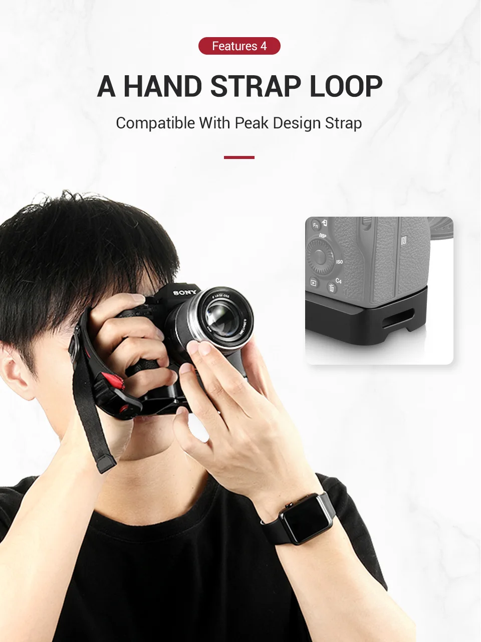 SmallRig A7M3 A7R3 L кронштейн для sony A7SIII A7III A7RIII A9 Arca-Швейцарский Стандарт L Пластина Монтажная пластина-2122