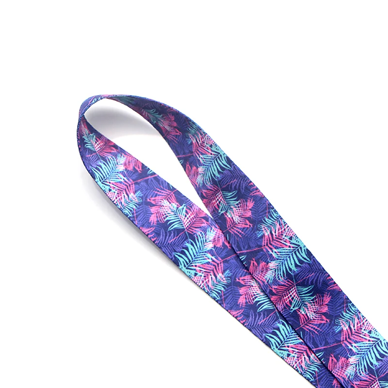 

K120 Purple Jungle Neck Strap Lanyard for keys ID Card Phone Straps USB Badge holder DIY Neck Strap Hang Rope Lariat Lanyards
