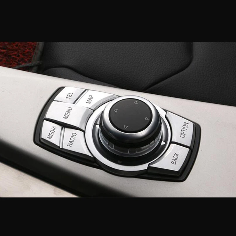 Автомобильная наклейка iDrive Multi-Media 7-Button Обложка для BMW 2 3 4 5 6 X5 X6 i3 Z4 Series | Автомобили