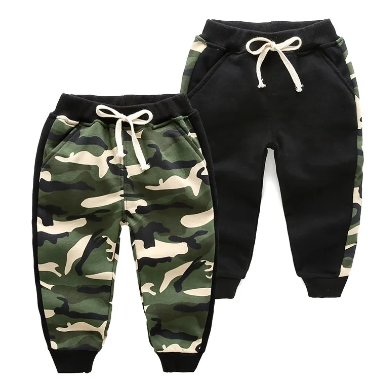 

Spring kid camo pants boy cottons Leisure Camouflage Painted tracksuits girl leggings baby Leisure child bloomers harem clothing