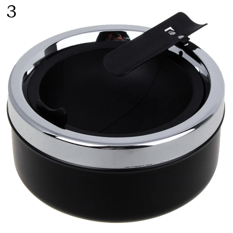 Универсальная Портативная автомобильная пепельница из нержавеющей стали