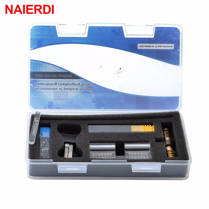 Прозрачный замок NAIERDI со съемным замком сделай сам видимый палочка навесной для