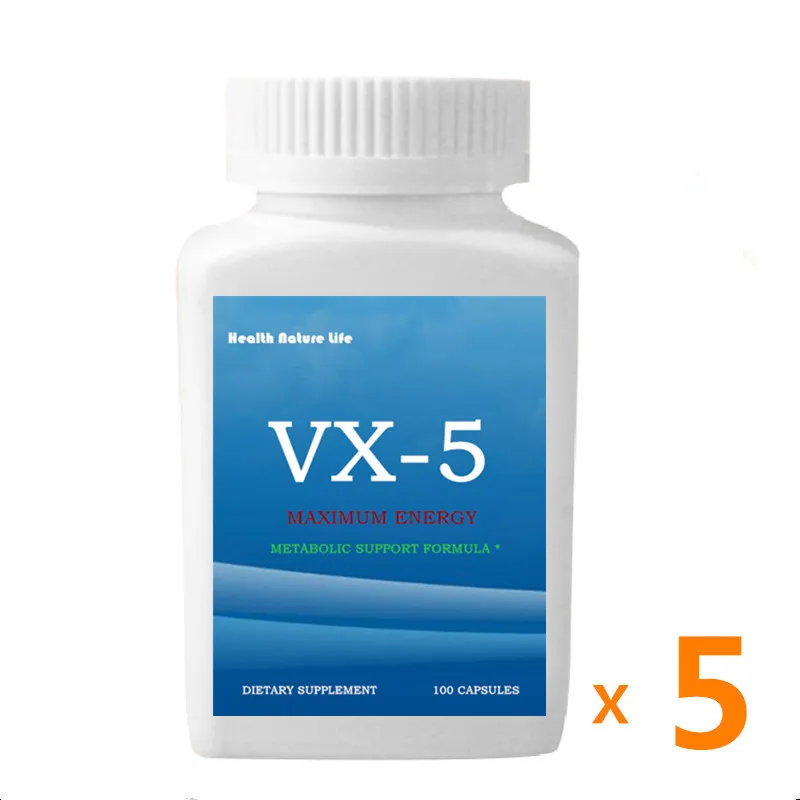 5 bottles VX-5 катализаторы ультра потери жира 100 шт для контроля максимальной энергии и веса-естественная потеря веса - Цвет: 5 bottles