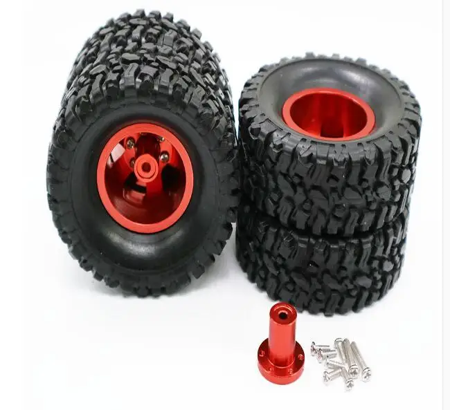 WPL 1/16 B14 B24 B16 B36 RC автомобильное двойное заднее колесо металлическая рама колеса шины металлическая ступица - Цвет: set 6