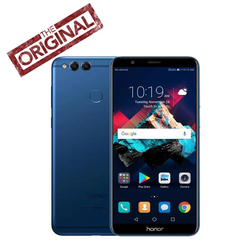 Новый оригинальный huawei Honor 7X мобильный телефон Octa Core 4 г оперативная память 64