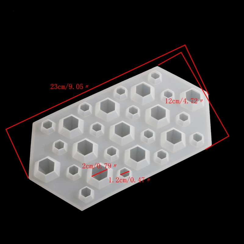 Aomily 3D Diamonds Shaped Silicon Artwork Chocolate Jelly Candy Cake Bakeware Mold DIY Pastry Bar Ice Block Soap Mould Baking | Дом и сад