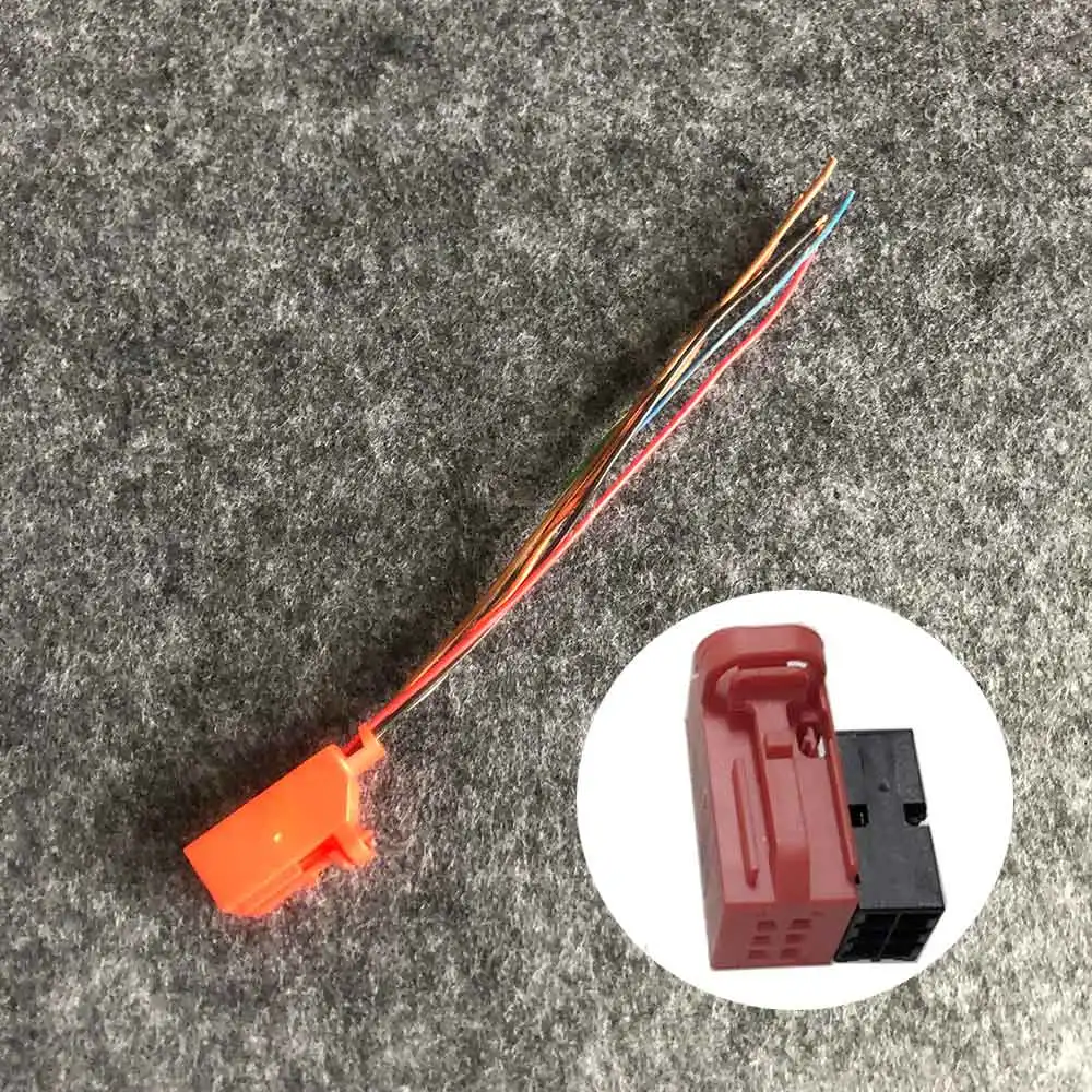 4D0971636B 6-Pin разъем шины для легковых автомобилей Давление сигнализации разъем для VW Golf CC Джатта Skoda Fabia Audi A3 A4 4D0971636 4D0971636A 4D0971636B - Название цвета: 4D0971636B