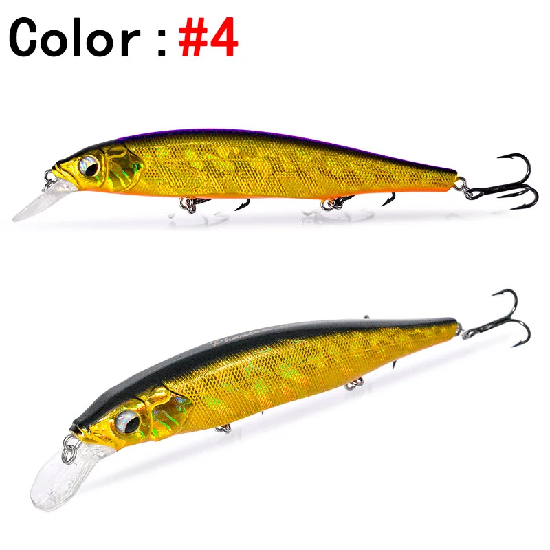 Color 4 THETIME бренд TH110SP suspend jerkbait mninow жесткая приманка 110 мм/19 г Искусственные воблеры для ловли окуня щуки - Цвет: Color 4