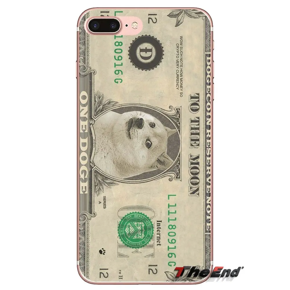 For Samsung Galaxy J1 J2 J3 J4 J5 J6 J7 J8 Plus 2018 Prime 2015 2016 2017 Doge Dollar Meme Mone Money Art Soft Transparent Cover |