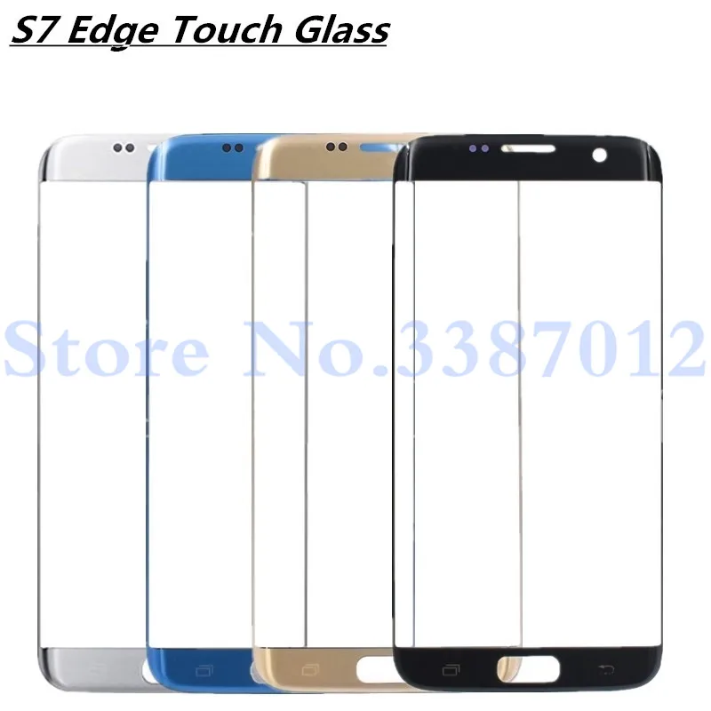Для Samsung Galaxy S7 Edge G935F G935A ЖК дисплей внешняя Сенсорная панель экран стекло замена
