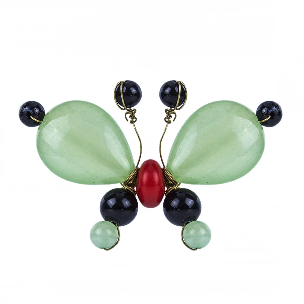 

PF16010003 Fashion Jewelry Findings Necklace Earring Parts Stone Butterfly(Flower)