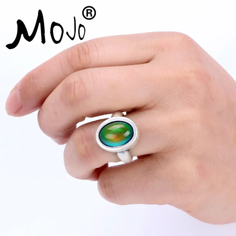 2PCS Vintage Bohemia Retro Color Change Mood Ring Emotion Feeling Changeable Temperature Control for Women RS007-RS010 | Украшения и