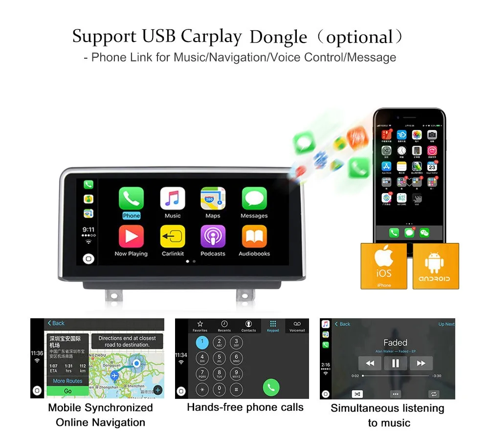 HD 1024x600 PX30 " чистый Android 9,0 2+ 16G Автомобильный gps-навигатор для Kia Soul 2013- BT автомобильный Радио dvd cd wifi