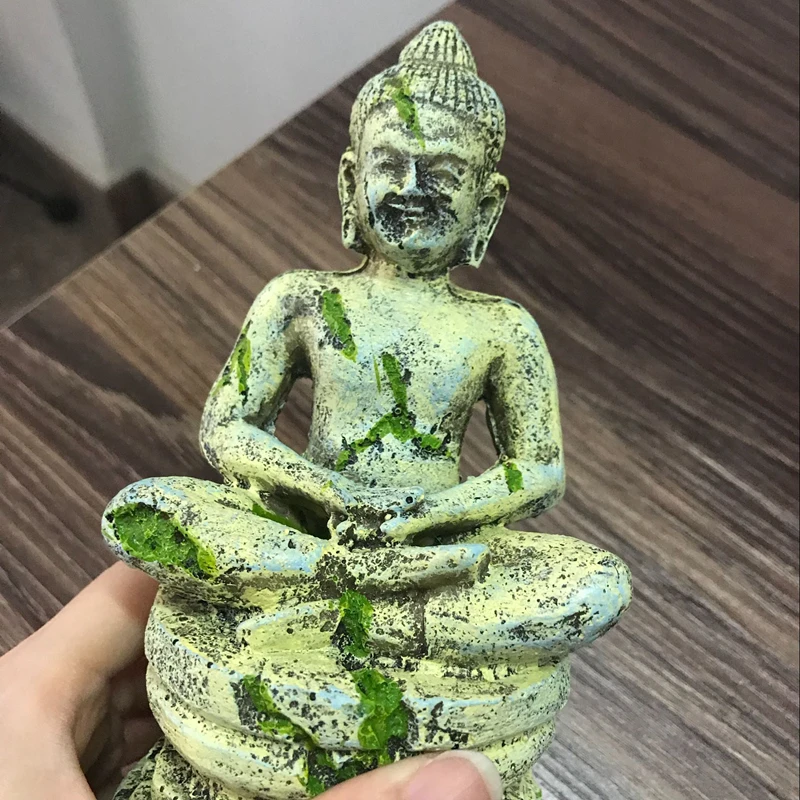 Полимерная фигурка Будды украшения для аквариума аквариумная черепаха