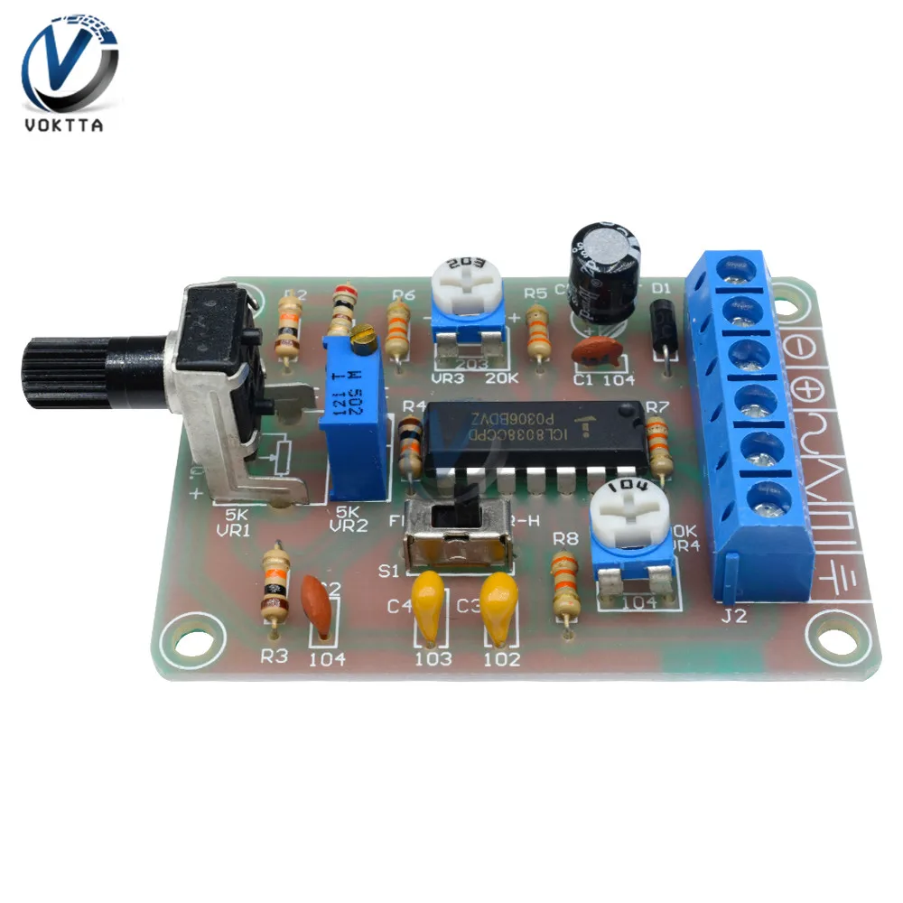 ICL8038 генератор сигналов, функция синтезатора, генератор сигналов квадратной волны, модуль DIY Kit, частота импульса, электростатический