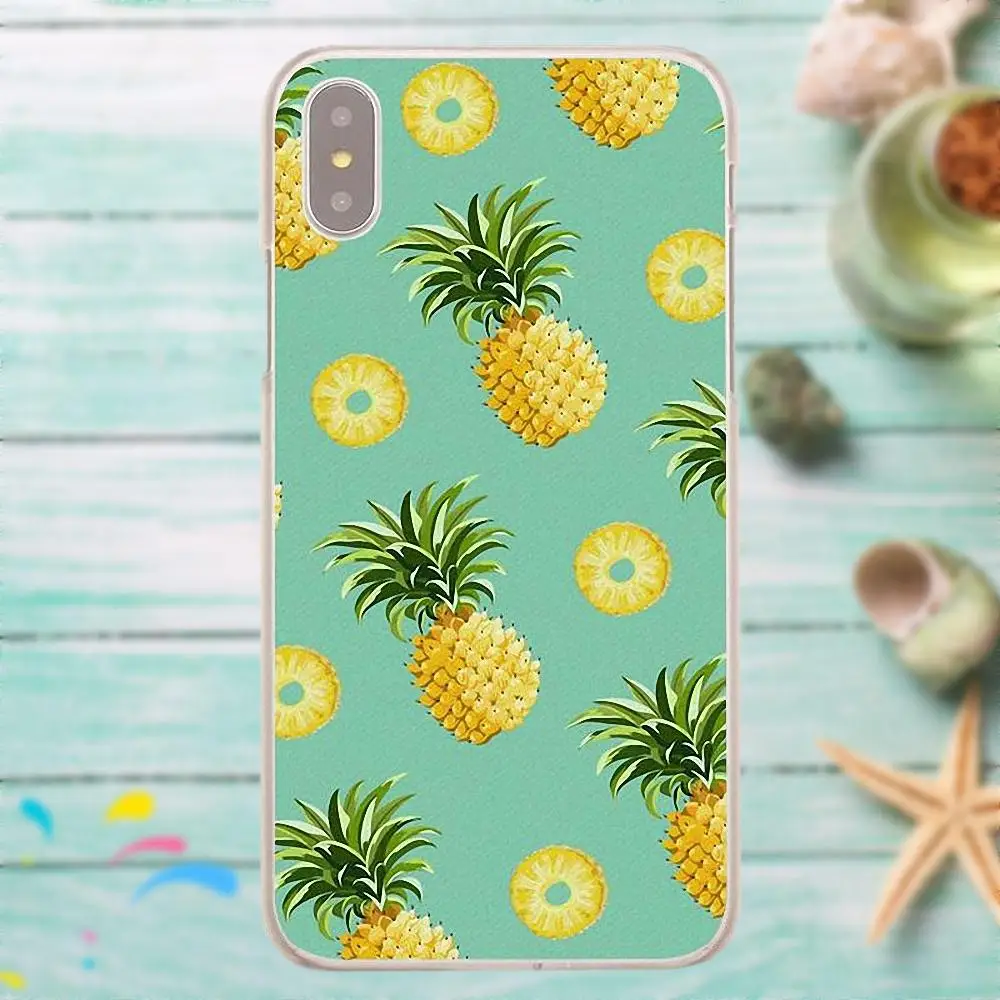 Чехол из ТПУ с узором для Huawei G7 G8 Honor 5A 5C 5X6 6X7 8 V8 Mate 9 P7 P8 P9 P10 Lite Plus ананас искусство
