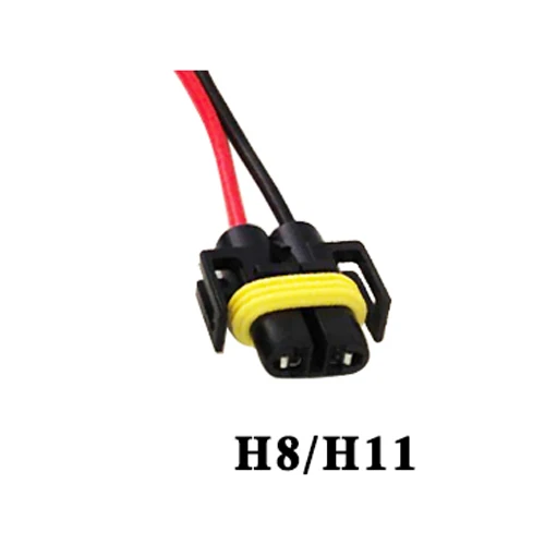 H8 H11 Bulb Керамический разъем Viecar для H1/H3/H4/H7/H8/H11/HB3 9005/HB4 9006/BA15S/BAU15S/T10/T20 LEDBulb разъем кабеля автомобильной лампы - Название цвета: H8 H11 Bulb