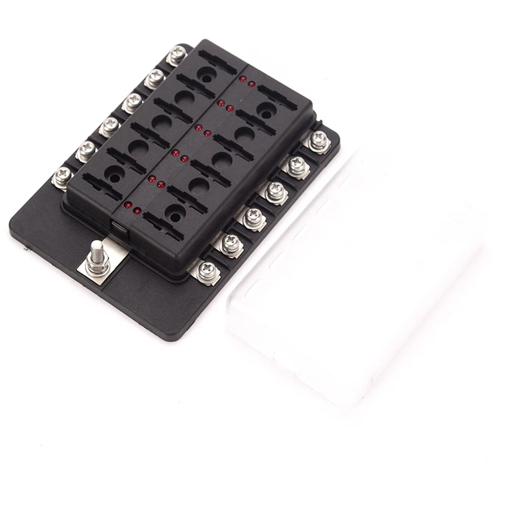 12-полосный блок предохранителей для автомобиля грузовая Морская Лодка