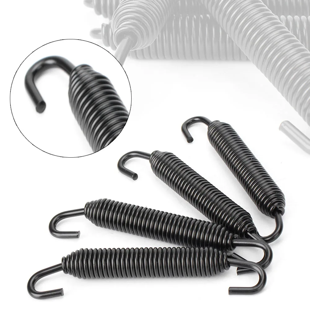 

83mm Long Outlaw Racing Header Exhaust Springs Swivel Hook Kit for Honda Most Models Stainless Motorcycle Modified Accessories