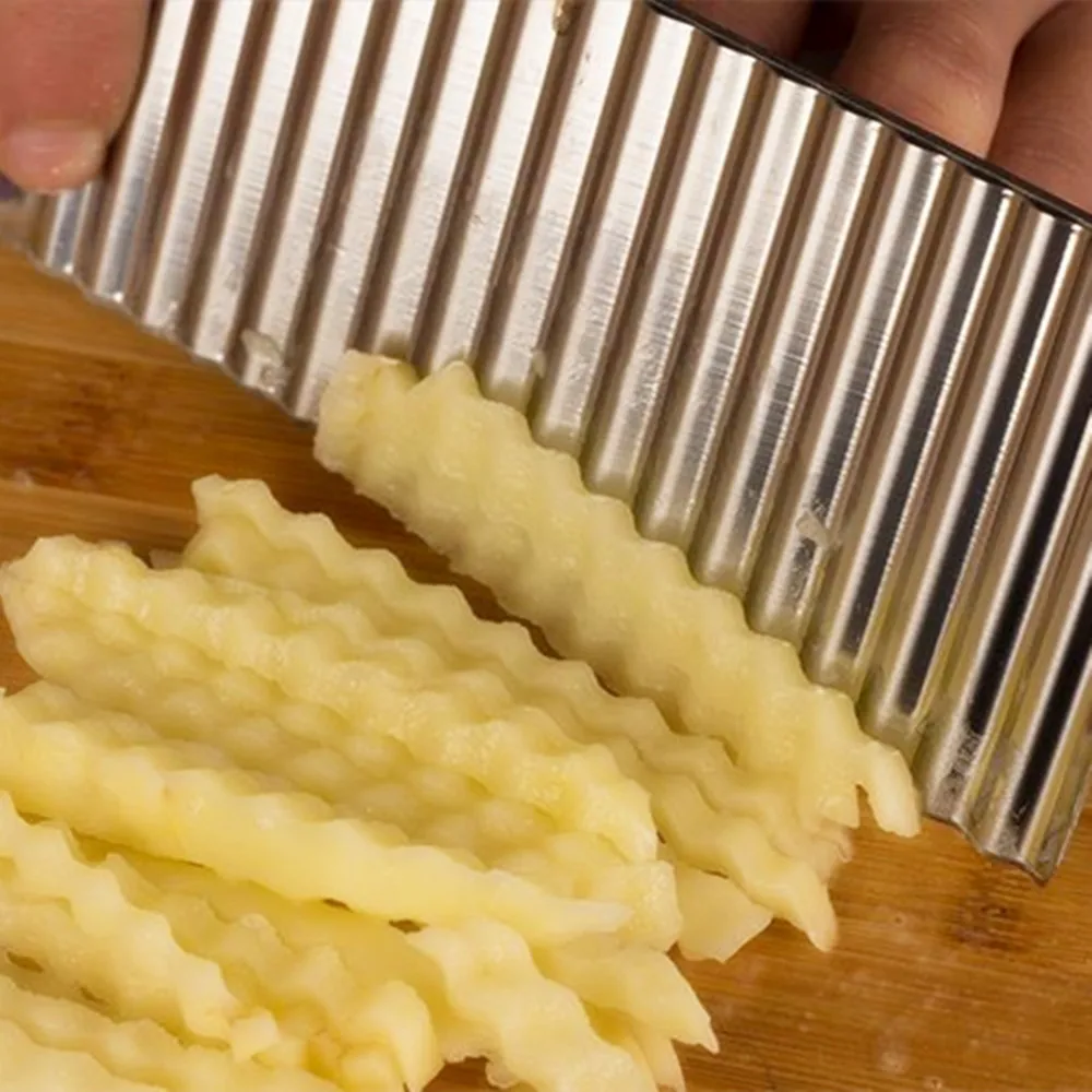 Из нержавеющей стали Спайк картофеля нож для резки многоцелевой cut French fries