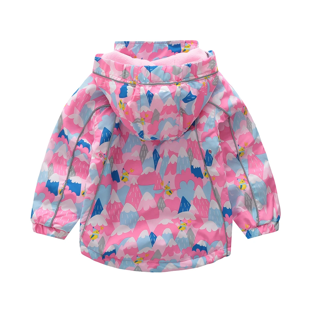 Куртка M108 на флисовой подкладке для мальчиков и девочек толстовка с капюшоном