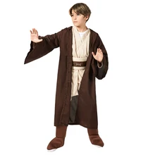 Boys Deluxe Jedi Knight Movie Character Cosplay Party Clothing Kids Fancy Halloween Purim Carnival Costumes