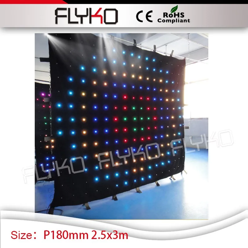 Flyko сценический высокотехнологичный программируемый P180mm dj видео свадебный фон