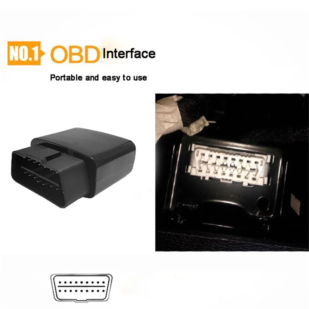 Новый gps трекер локатор автомобиля машина OBD автопарка управление системы Plug Play