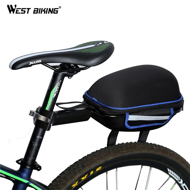WEST BIKING велосипедная сумка, велосипедная задняя Сумка, светоотражающая, водонепроницаемая, дождевик, для горного велосипеда, велосипедная, удлиняющаяся, велосипедная сумка