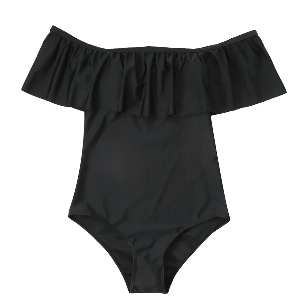 Сексуальный купальник для беременных сплошной с открытыми плечами