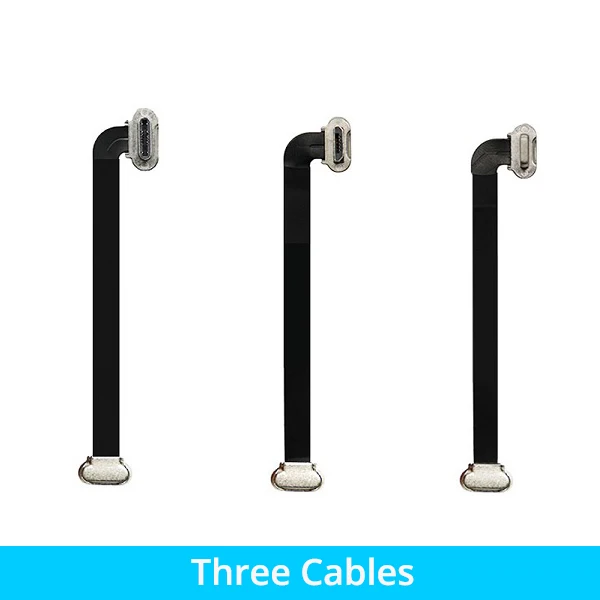 75 мм бесшовный гладкий 4 зарядный кабель lightning type-C кабель Micro USB для samsung iphone 7 8 x HUAWEI Zhiyun Smooth 4 - Цвет: Серебристый