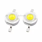 100 шт. Высокая мощность 1 Вт 3 Вт 5 Вт CREE светодиодный светоизлучающий диод Светодиодный точечный светильник Точечный диодный светильник лампочка светодиодная самодельная белая Красная Зеленая Синяя