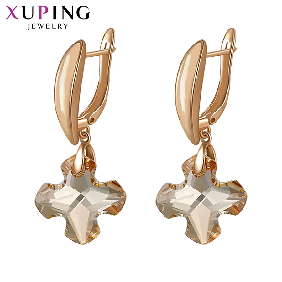 Xuping амулеты стильные серьги трендовые кристаллы от Swarovski цвет покрытием Шарм для женщин свадебный подарок M62-20179