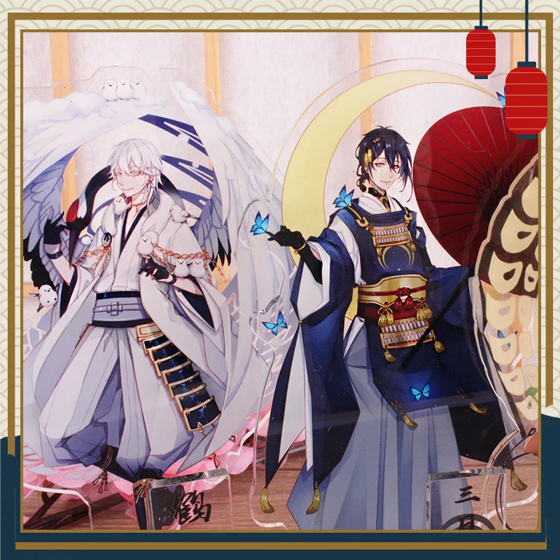 Touken Ranbu Online акриловый брелок Kogitsunemaru Tsurumaru Kuninaga Mikazuki Munechika футболка с забавным мультипликационным принтом «llaveros porte ключах подарок