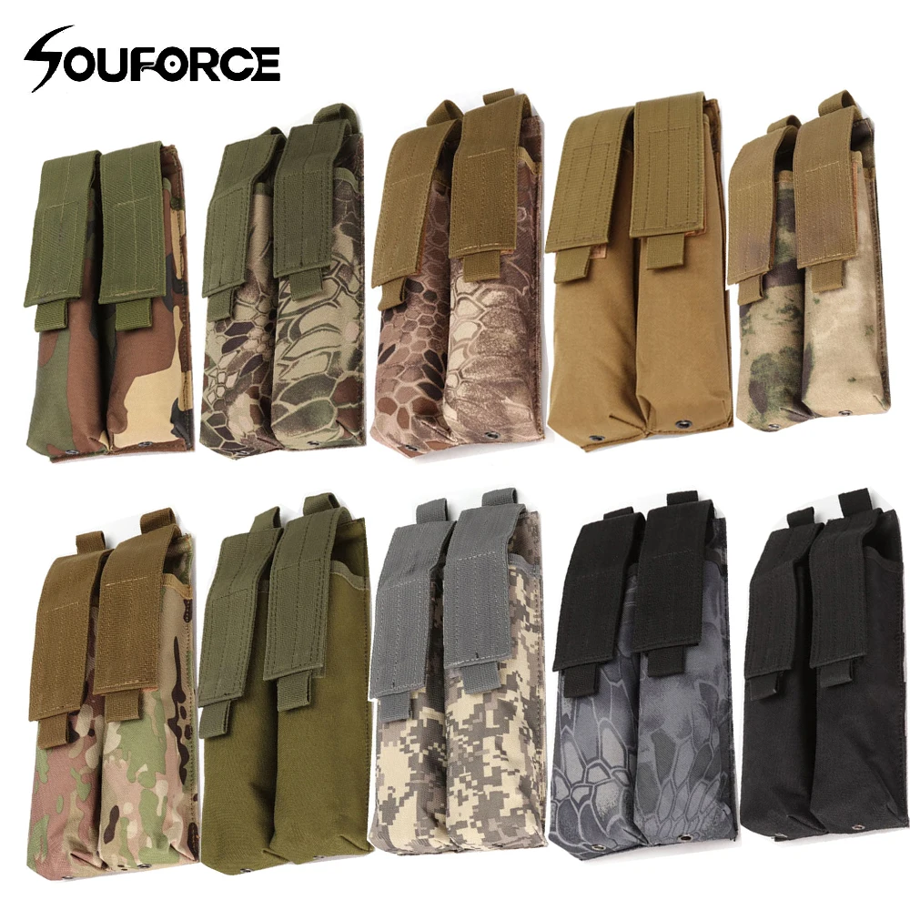 Тактическая Сумка для страйкбола с системой Молле 10 цветов двойная P90/UMP военная