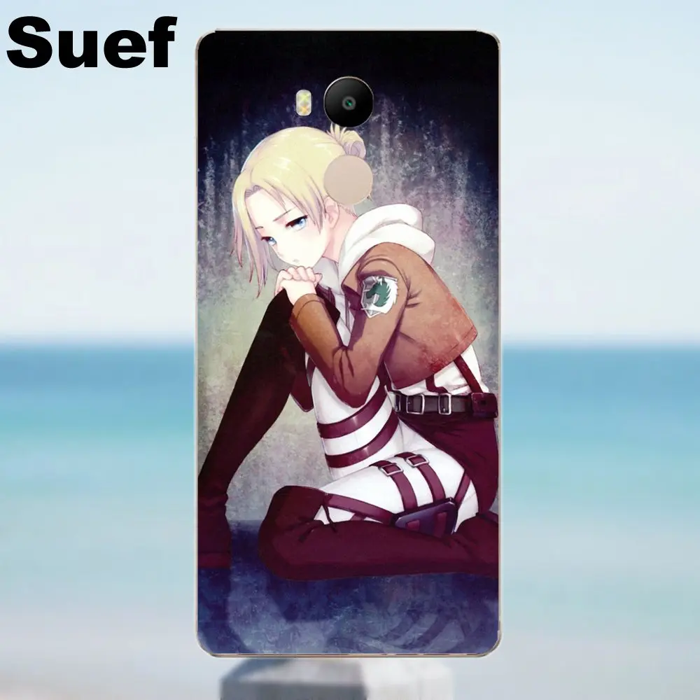 Suef Shingeki No Kyojin атака на Титанов мягкая Оригинальная для Xiaomi Redmi 4 3 3S Pro Mi3 Mi4 Mi4i Mi4C Mi5