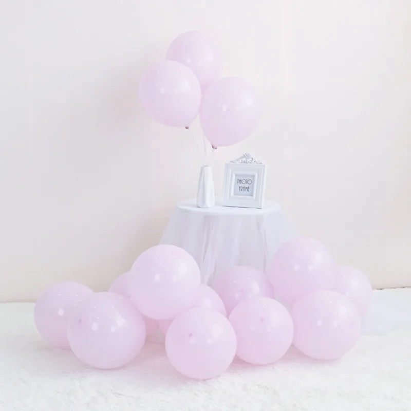 Light Purple 10 шт./лот, 10 дюймов, 2,4 г, латексный шар, для дня рождения, декоративный воздушный шар, для свадебной комнаты, макет, принадлежности, макарон, воздушные шары - Цвет: Light Purple