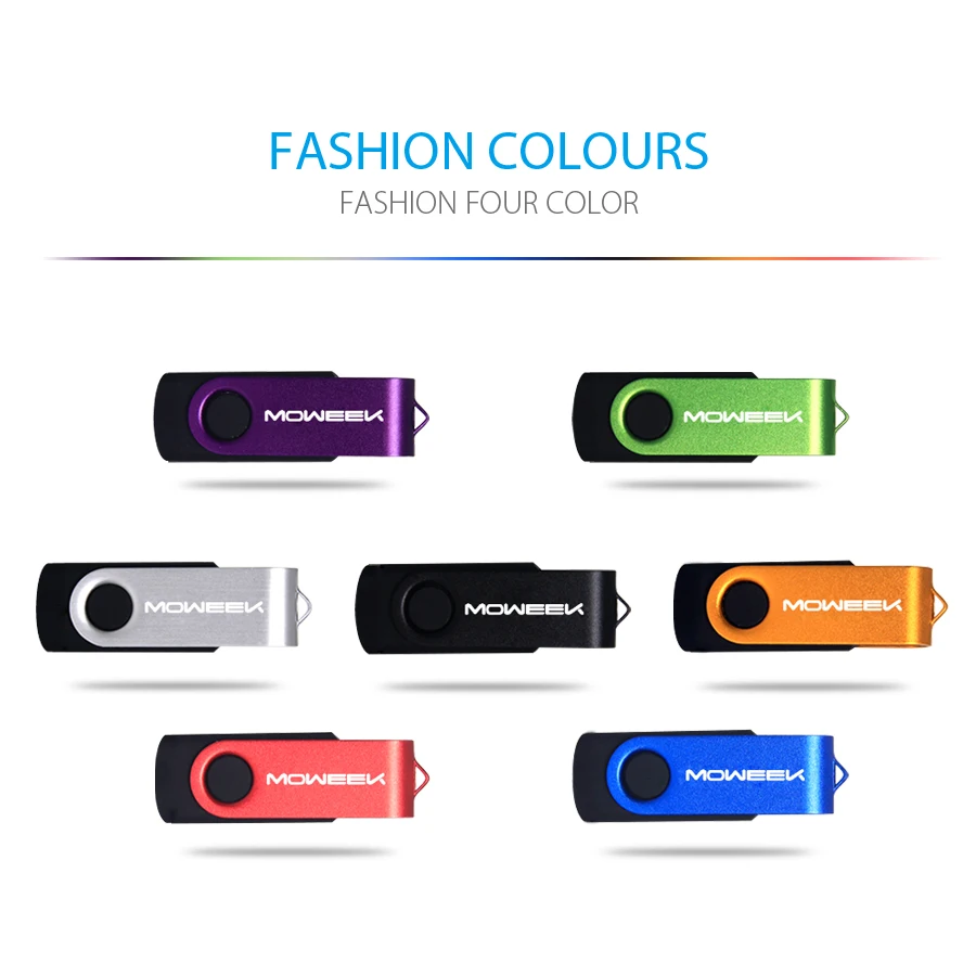 Moweek M02 поворотный usb флэш-накопитель Новинка 2017 cle USB Memory Stick 128 г 64 32 16 8 4