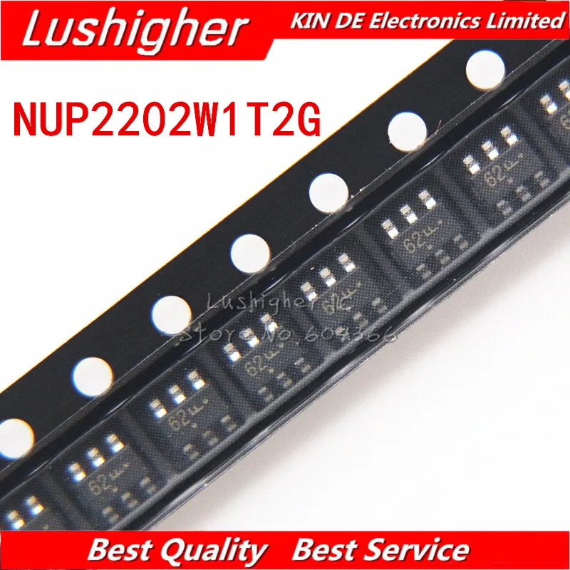 

10 шт. NUP2202W1T2G SOT23-6 NUP2202 SC70-6 Marking 62