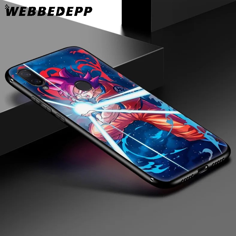 WEBBEDEPP супер мягкий чехол Dragon Ball Z Goku для Xiaomi Redmi K20 7A 4A 4X 5 5A 6 6A S2 Note 8 4 7 Pro Plus Prime |