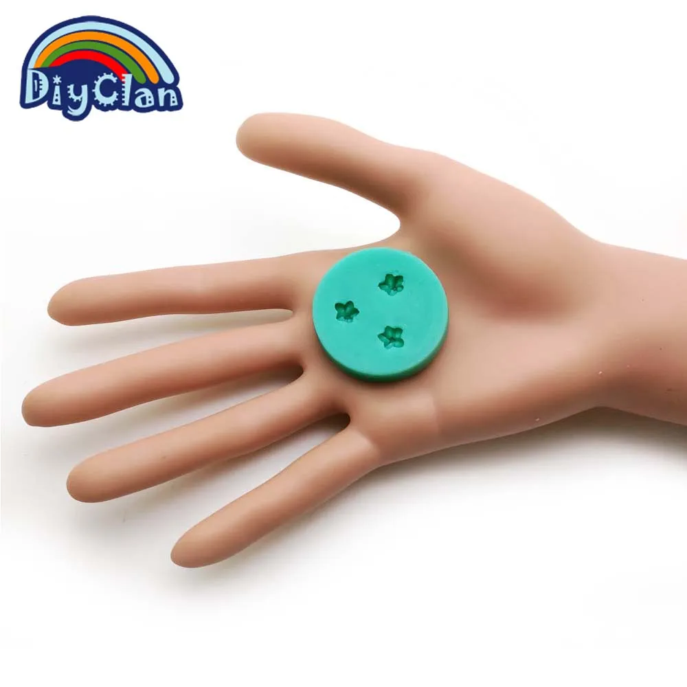 Новое поступление мини-цветок из полимерной глины глина конфеты помадная форма