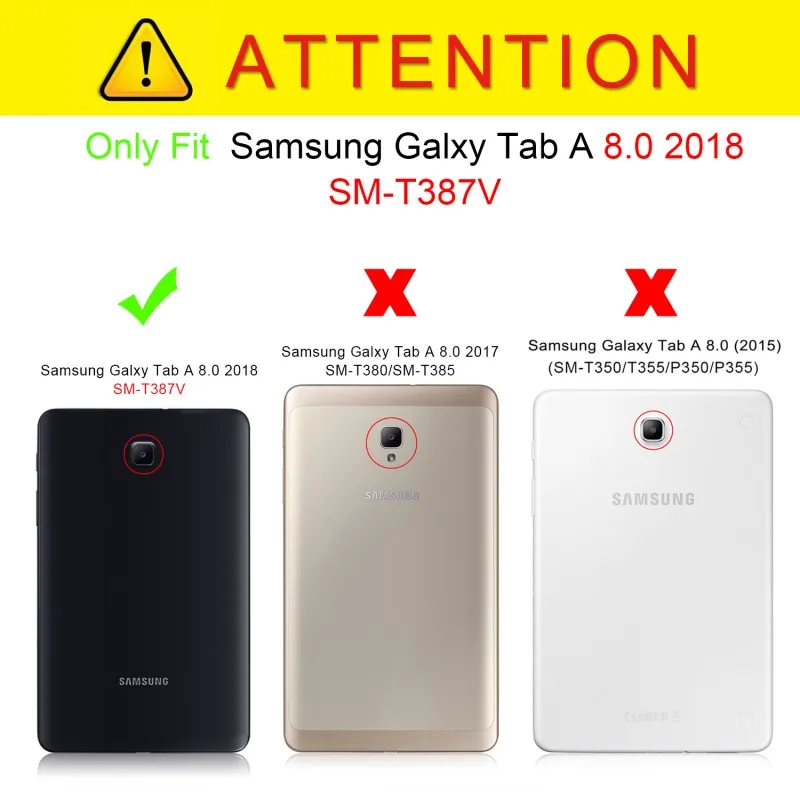 Искусственная кожа Filp чехол Подставка для samsung Galaxy Tab A 8 0 SM T387 T387V планшеты