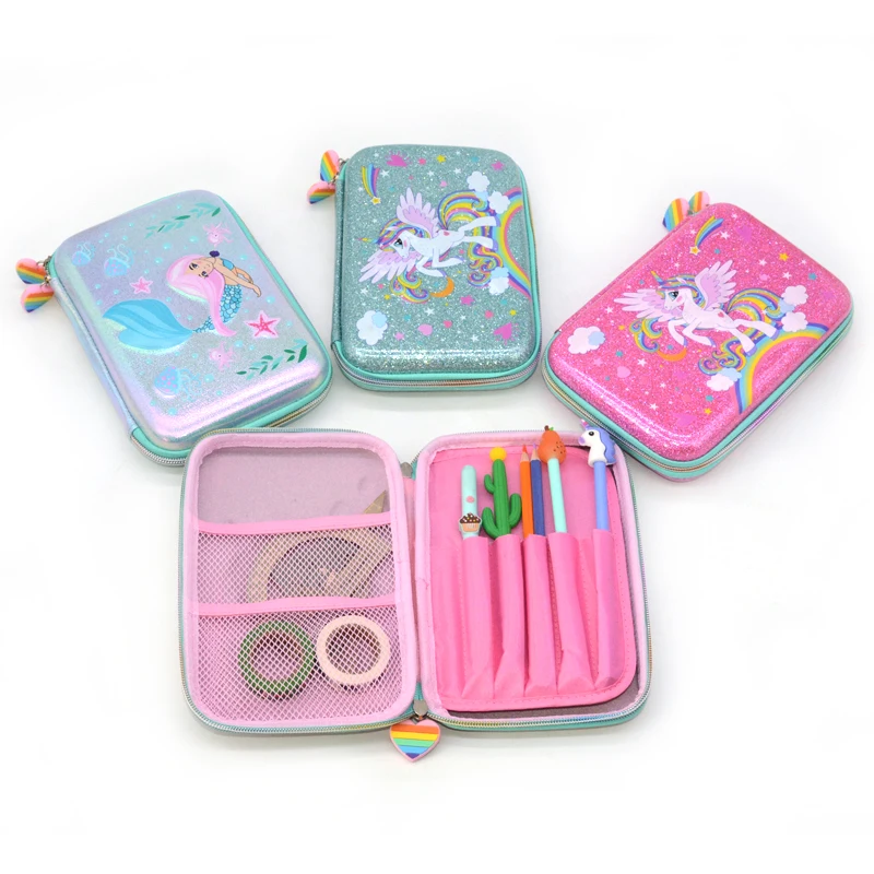 

Sequin Pencil Case School Supplies Estuche Escolar Trousse Scolaire Stylo School Pencilcase Kalem Kutusu Unicorn Rainbow Glitter
