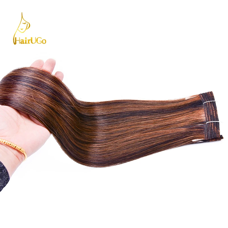 Hairugo волос предварительно цветные бразильские волосы утка Человеческие ткань
