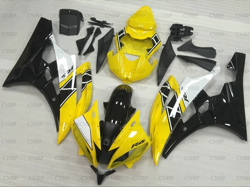 Для YAMAHA YZFR6 2006 2007 кузов YZF600 R6 комплекты для всего тела 07 желтые черные