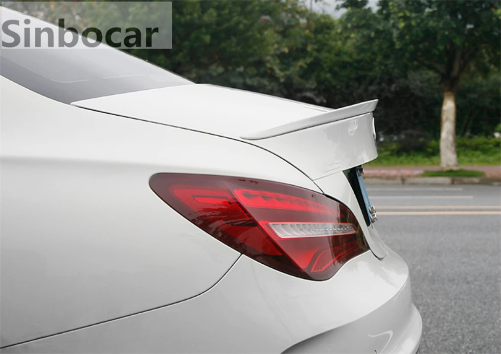 Спойлер для краски заднего крыла губ ABS Benz CLA W117 Mercedes CLA180 CLA200 CLA250 спойлер 2014