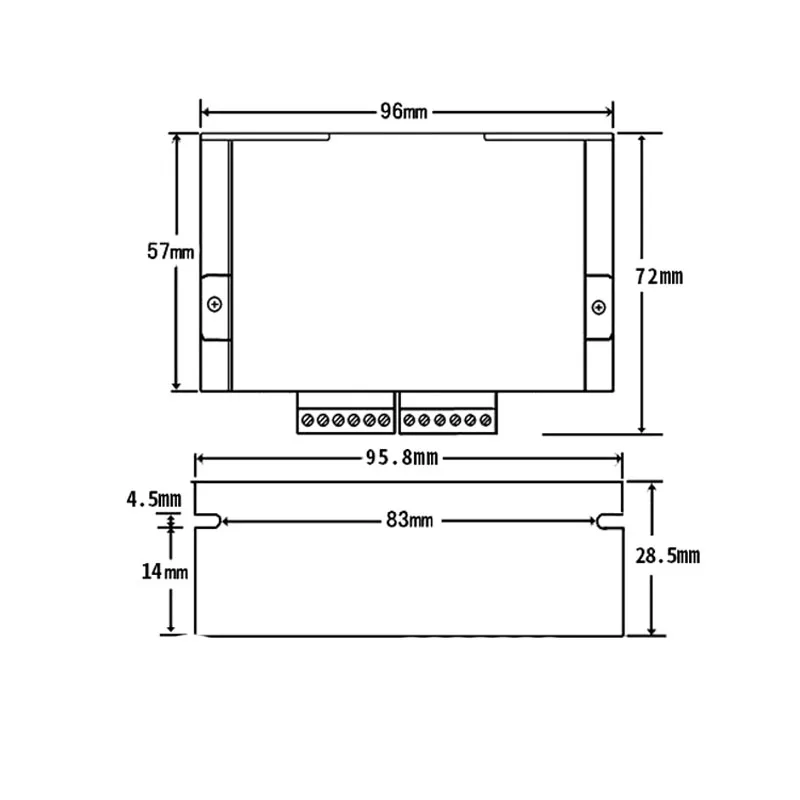 CNC одноосный 4A TB6600 2/4 фазный гибридный шаговый двигатель контроллер