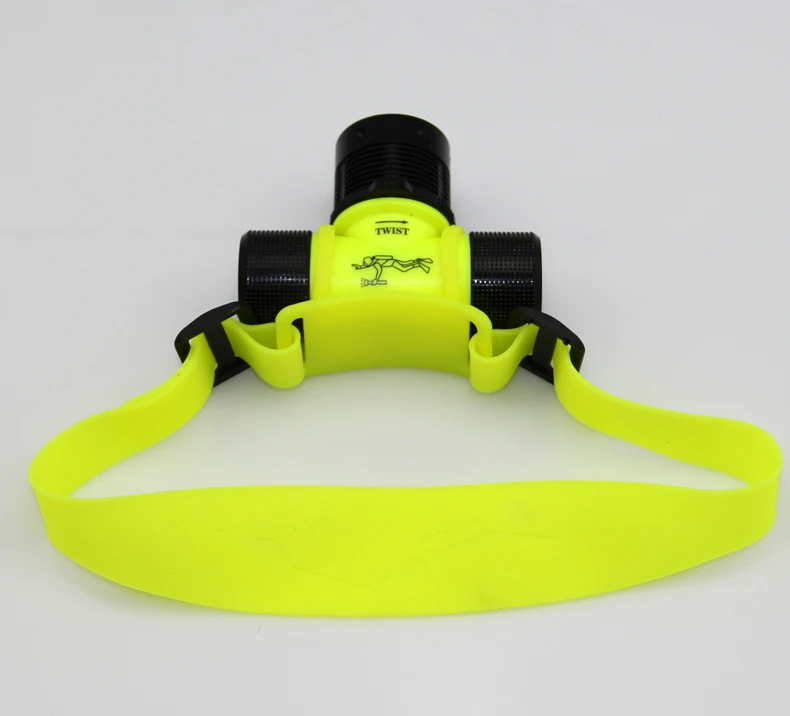 

10pcs/lot 2000Lm 30m Diver Diving 18650 battery or 3x AAA CREE XM-L2 XM-L T6 LED headlamp Flashlight Torch Waterproof Light Lamp